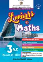 L'univers des Maths 3AC - Manuel de l'élève