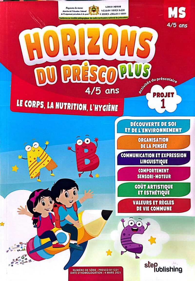 Horizons du Présco Plus MS 4/5 Projet 1